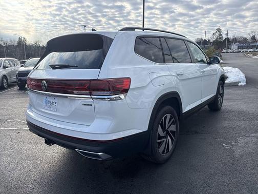 Opal White Pearl 2026 Volkswagen Atlas 2.0T SE W/TECHNOLOGY