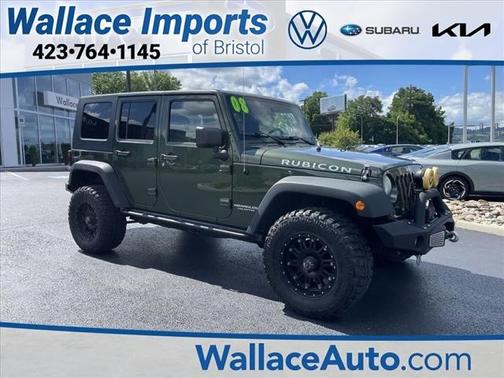 Jeep Green Clearcoat Metallic 2008 Jeep Wrangler Unlimited Rubicon