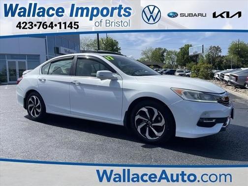 White 2017 Honda Accord EX-L