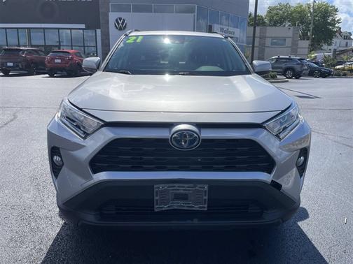 Silver Sky Metallic 2021 Toyota RAV4 Hybrid XLE
