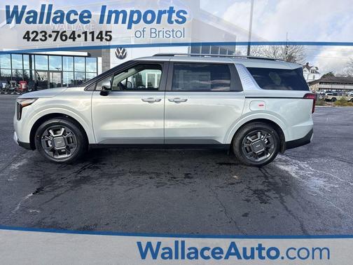 Ivory Silver 2026 Kia Carnival Hybrid EX