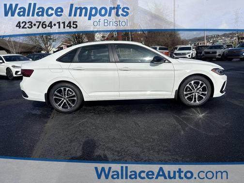 Pure White 2026 Volkswagen Jetta 1.5T Sport