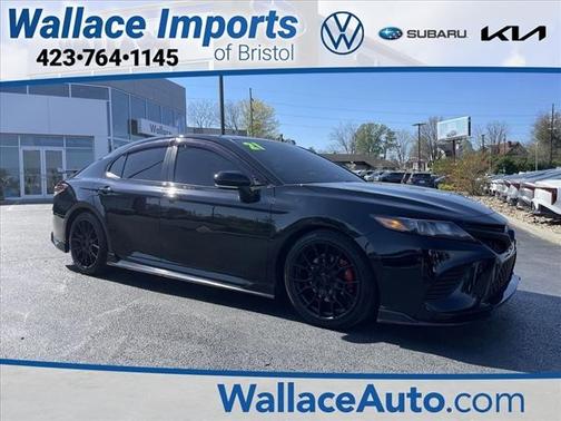Midnight Black Metallic 2021 Toyota Camry TRD V6