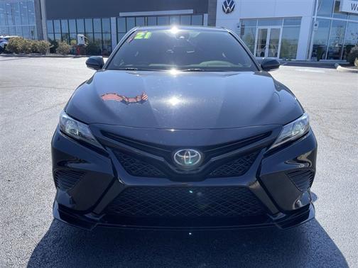 Midnight Black Metallic 2021 Toyota Camry TRD V6