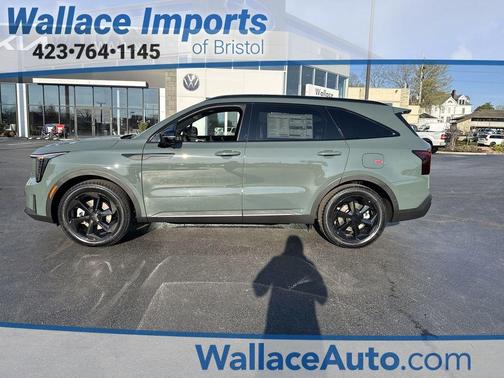 Green 2026 Kia Sorento Hybrid X-LINE SX PRESTIGE
