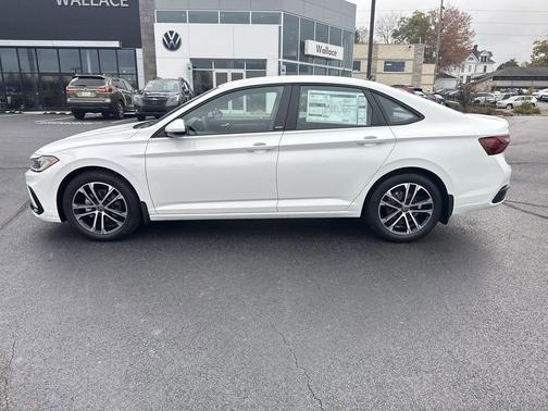 Pure White 2026 Volkswagen Jetta 1.5T Sport