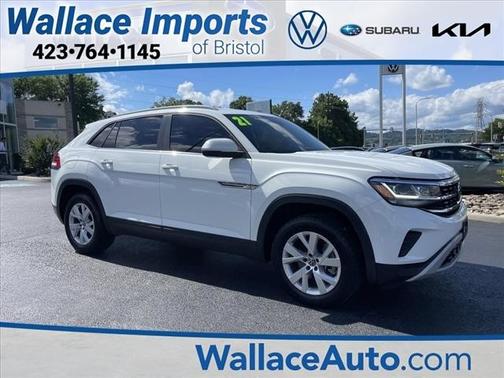 Pure White 2021 Volkswagen Atlas Cross Sport 2.0T S