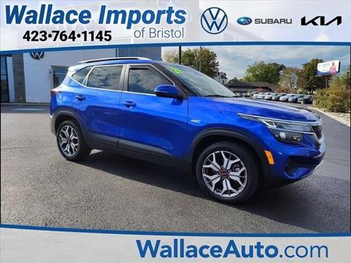 Neptune Blue 2021 Kia Seltos S