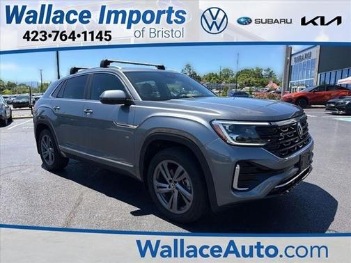 Platinum Gray Metallic 2024 Volkswagen Atlas Cross Sport 2.0T SEL R-Line