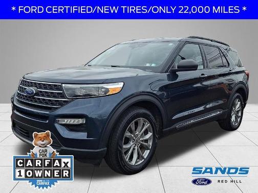 STONE BLUE METALLIC 2023 Ford Explorer XLT