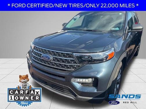 STONE BLUE METALLIC 2023 Ford Explorer XLT