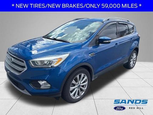 LIGHTNING BLUE METALLIC 2017 Ford Escape TITANIUM