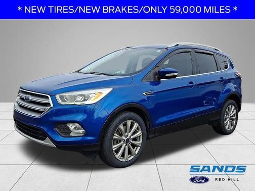 LIGHTNING BLUE METALLIC 2017 Ford Escape TITANIUM