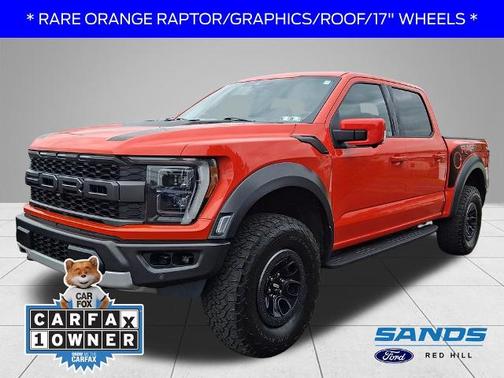 CODE ORANGE METALLIC 2021 Ford F-150 RAPTOR