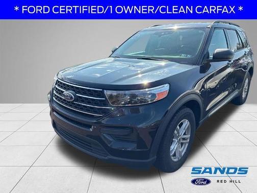 AGATE BLACK METALLIC 2022 Ford Explorer XLT