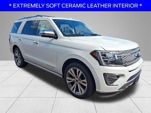STAR WHITE MET TRI-COAT 2021 Ford Expedition PLATINUM
