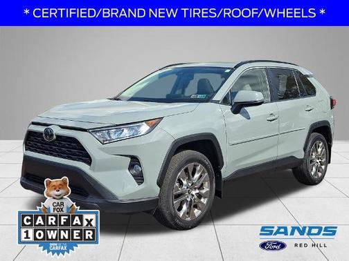 Lunar Rock / Ice Edge Roof 2019 Toyota RAV4 XLE PREMIUM