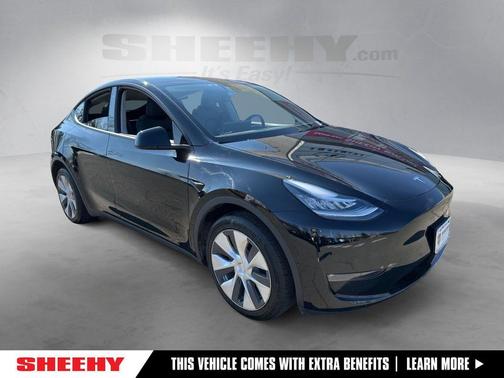 Solid Black 2022 Tesla Model Y Long Range Dual Motor All-Wheel Drive