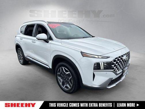 Quartz White 2022 Hyundai SANTA FE Limited