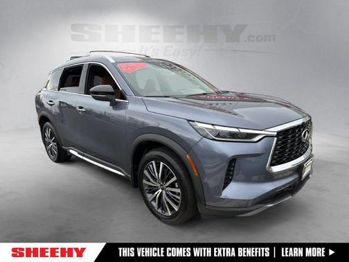 Moonbow Blue 2024 INFINITI QX60 SENSORY