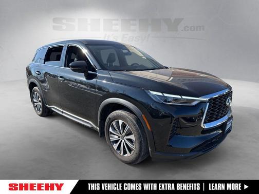 Mineral Black 2025 INFINITI QX60 Pure