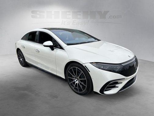 MANUFAKTUR Diamond White Metallic 2022 Mercedes-Benz EQS 580 4MATIC