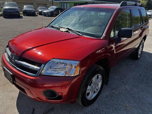 Orange 2008 Mitsubishi Endeavor LS