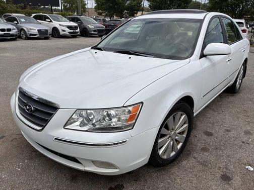 Powder White Pearl 2009 Hyundai SONATA Limited