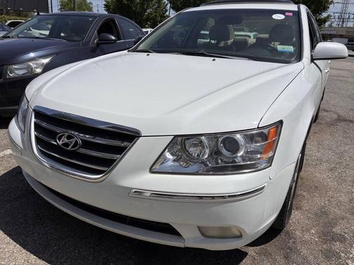 Powder White Pearl 2009 Hyundai SONATA Limited