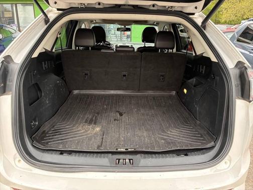 White Platinum Metallic Tri-Coat 2015 Ford Edge Sport
