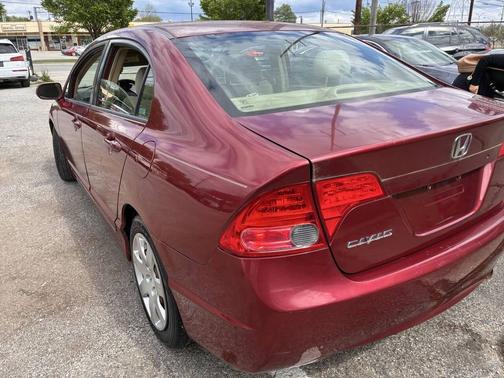 Burgundy 2007 Honda Civic LX