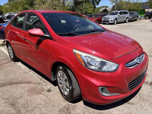 Boston Red Metallic 2017 Hyundai Accent SE
