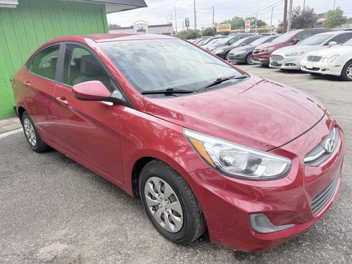 Boston Red Metallic 2017 Hyundai Accent SE