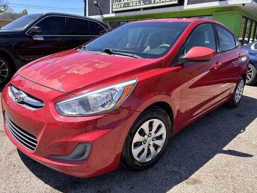 Boston Red Metallic 2017 Hyundai Accent SE
