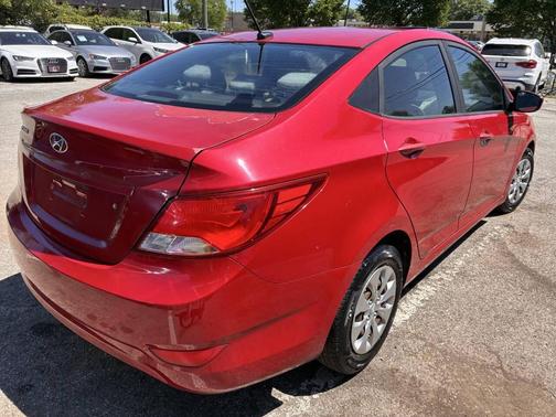 Boston Red Metallic 2017 Hyundai Accent SE