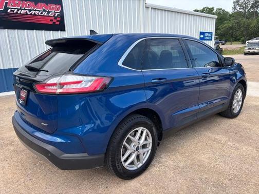 Atlas Blue Metallic 2021 Ford Edge SEL