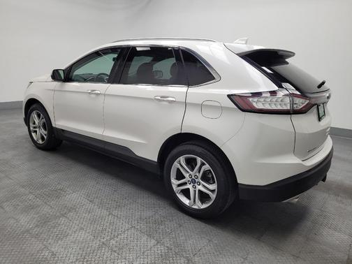 White Platinum Metallic Tri-Coat 2015 Ford Edge Titanium