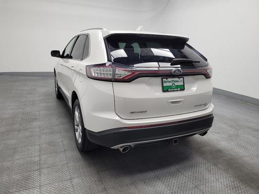 White Platinum Metallic Tri-Coat 2015 Ford Edge Titanium