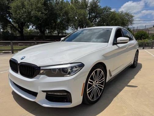 Black 2017 BMW 530 530i 4dr Sedan