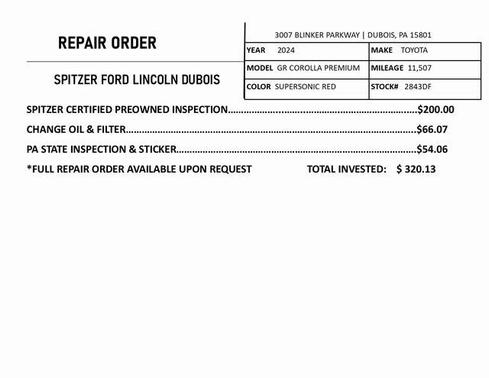 2024 Toyota GR Corolla Premium
