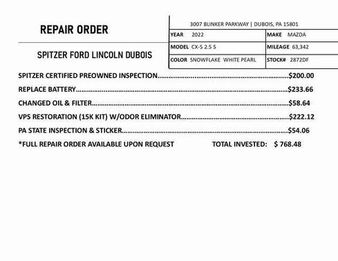 2022 Mazda CX-5 2.5 S Premium Plus Package