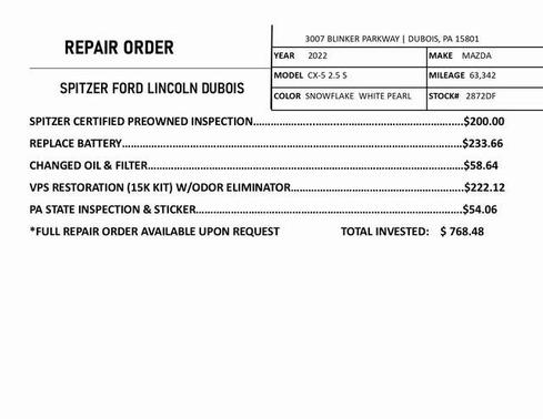 2022 Mazda CX-5 2.5 S Premium Plus