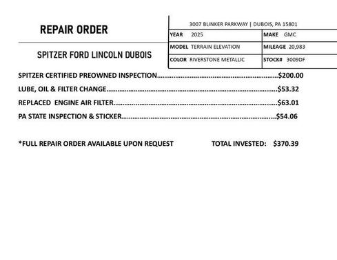 2025 GMC Terrain AWD Elevation