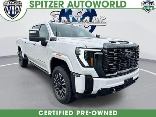 White Frost Tricoat 2024 GMC Sierra 3500 Denali