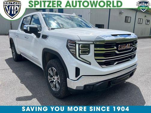 Summit White 2025 GMC Sierra 1500 SLT