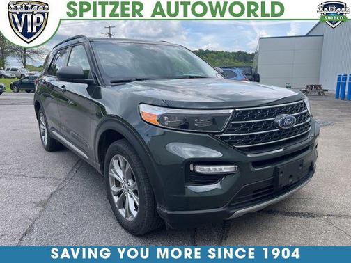 FORGED GREEN METALLIC 2023 Ford Explorer XLT