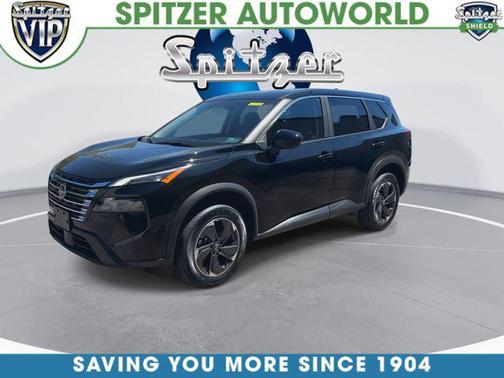 Super Black 2025 Nissan Rogue SV