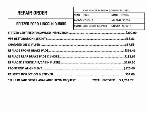 2023 Toyota Corolla Cross XLE