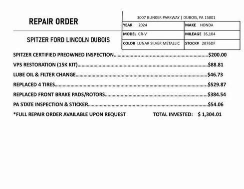 2024 Honda CR-V LX AWD