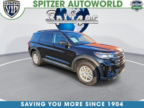 AGATE BLACK METALLIC 2025 Ford Explorer Active